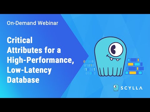 Critical Attributes for a High-Performance, Low-Latency Database