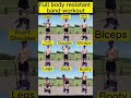 Full Body Resistance Band Workout Build Muscle Fittype Shorts