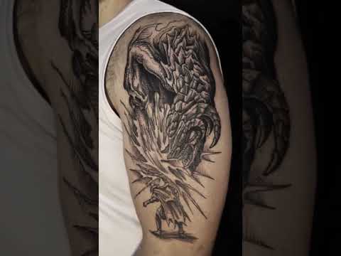 T.O.P Dragon Fury Tattoo 2025 TattooDesignsWorld  #tattoo #tattooartist #tattooideas