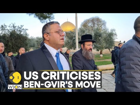 EUA, aliado de Israel, critica decisão do ministro Ben-Gvir de visitar a mesquita de Al-Aqsa | English News | WION
