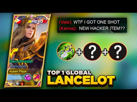 99% LANCELOT USER DON'T KNOW THIS ONE HIT BUILD | NEW ONE SHOT BUILD FOR LANCELOT |  LANCELOT MLBB