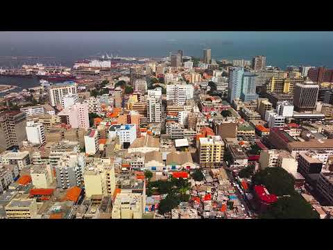 Aerial view of Dakar, Senegal