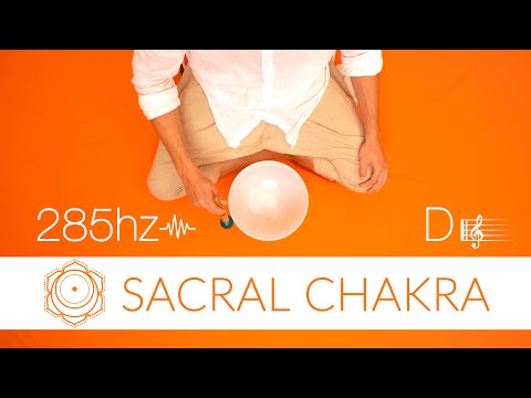 288hz | Crystal Singing Bowl for Creativity & Sensuality | Sacral Chakra 'D' Note | Meditation Music