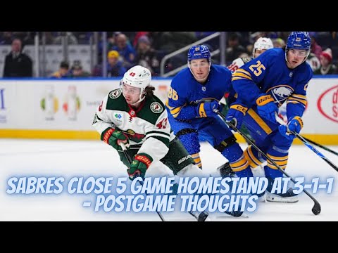 Sabres Close 5 Game Homestand At 3-1-1 - Postgame Thoughts