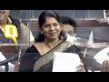 Difficult To Pronounce Atmanirbhar DMK MP Kanimozhi Speaks Tamil In Parliament