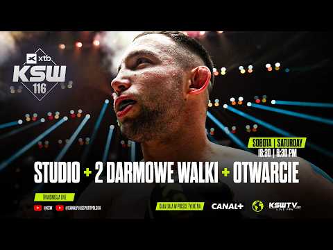 STUDIO + DWIE DARMOWE WALKI + OTWARCIE GALI XTB KSW 116 W GORZOWIE