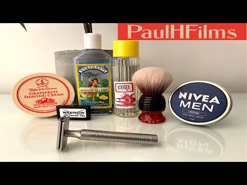 Mühle Rocca DE Rasierer mit Taylor Of Old Bond St Grapefruit Rasiercreme