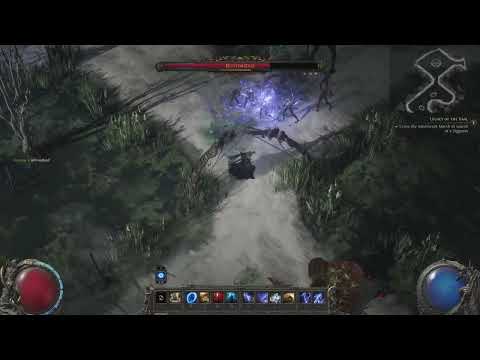 Path of Exile 2 Beta_Lightning invoker build damage test