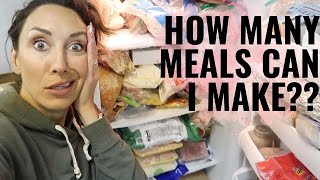 Eating through my freezer PART 2! Making meals out of random stuff in my freezer! Jordan Page