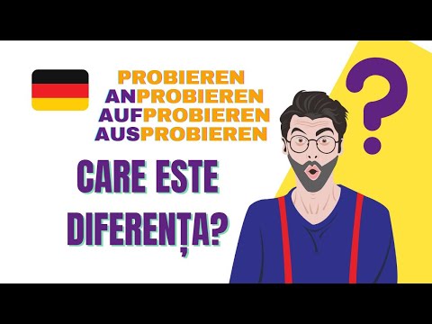 🇩🇪Verbele probieren/ anprobieren/ aufprobieren/ ausprobieren/  Care este DIFERENȚA?🤔