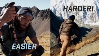Is Your Trekking Pole Technique Making the Uphills harder?