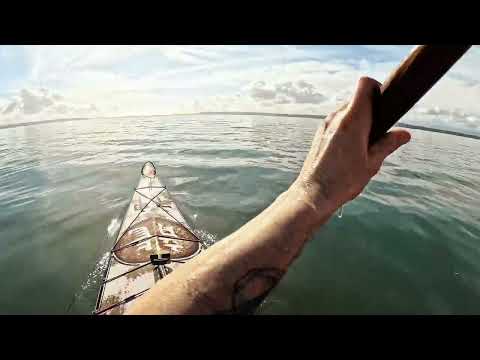 ASMR | Kayaking on a Calm Ocean – Peaceful Sounds of Paddling on a Sunny Spring Day