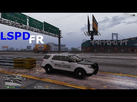 GTA 5 MODS LSPDFR 0.4.1 - Police Roadblock!!! (GTA 5 REAL LIFE PC MOD) #27