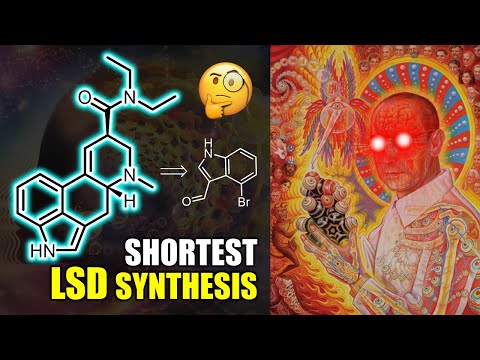 LSD Synthesis in 7 Steps (Educational) | Lysergic acid, organic chemistry, reaction mechanisms