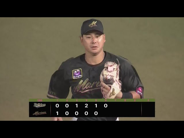 【6回表】守備で盛り立てる!! マリーンズ・藤岡裕大 詰まった打球を背走キャッチ!!  2024年7月14日 千葉ロッテマリーンズ 対 オリックス・バファローズ