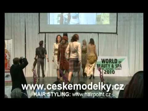Módní přehlídka na mezinárodním veletrhu World of Expo beauty