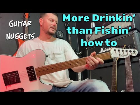 Jade Eagleson Dean Brody, More Drinkin’ than Fishin’ guitar lesson, intro and solo, instruction