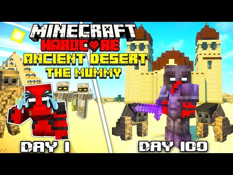 100 Days in Ancient Desert - Minecraft Hardcore!