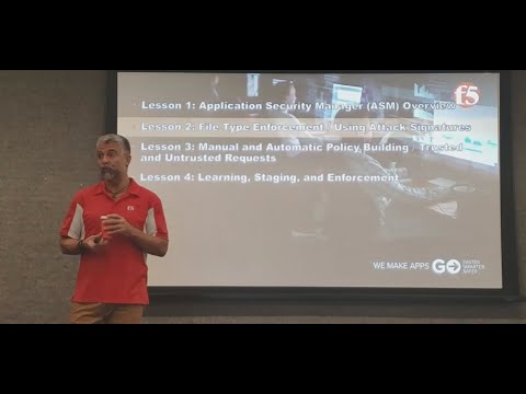 F5 3-day Partner Boot Camp - BIG-IP ASM (v14.1) Lesson 2