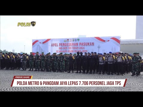 APEL BKO PERSONEL POLDA METRO JAYA PENGAMANAN PEMILU