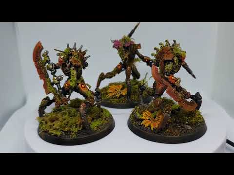 Overgrown Necrons Skorpekh Destroyers from Indomitus Warhammer 40K