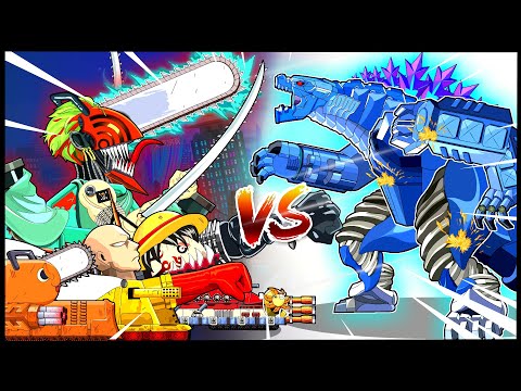 Godzilla vs. ZORO - CHAINSAW MAN / Мега танки VS Мега Босс | Мультики про танки | Arena Tank Cartoon