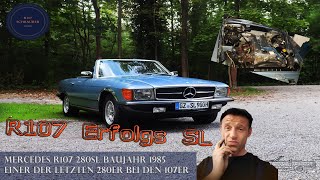Mercedes R107 280SL 1985: Jeden z ostatnich 280SL R107