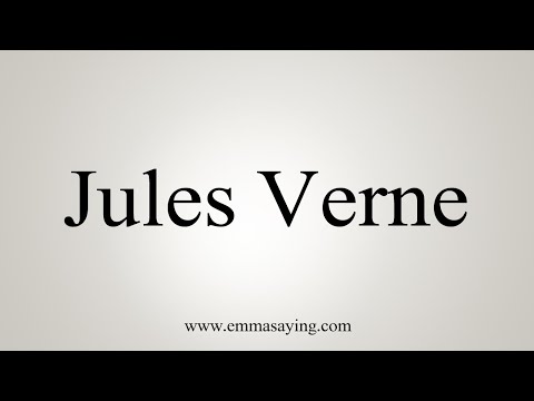 How To Say Jules Verne