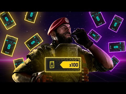 ABRINDO 100 ALPHA PACKS - Rainbow Six Siege