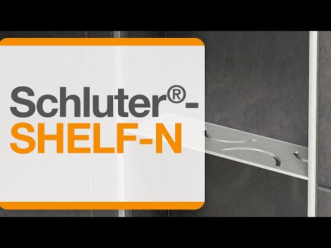 Schluter Shelf-N-S1 planchet 30x8,7cm voor Kerdi-Board nissen - Floral - ivoor