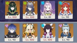 【原神】Ver.Luna Ⅷ 螺旋12層 ネフェルPT＆爆発両刀型フリンズで星9攻略【Genshin Impact】