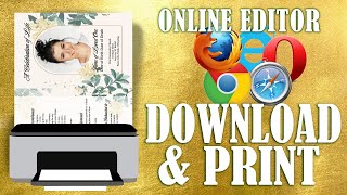 Download Funeral Program Template For Printing - Easy Online Editor