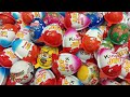 Yummy Kinder Surprise Eggs, Toys Opening - A Lot Of Kinder Joy Chocolate, ASMR