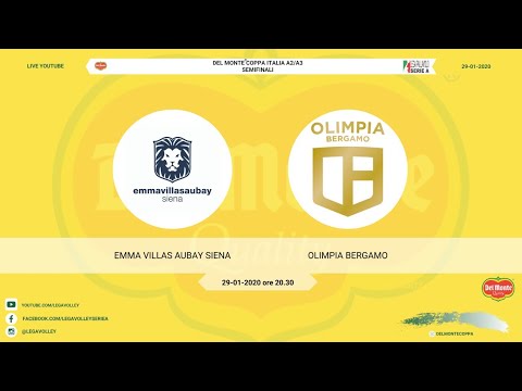 29-01-2020: (semifinali Del Monte Coppa Italia A2/A3) - Emma Villas Siena - Olimpia Bergamo