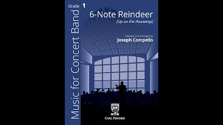 6-Note Reindeer (BPS161) by Joseph Compello