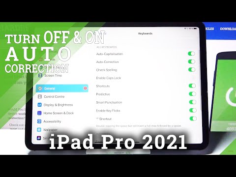 How to Enter Text Correction Options in iPad Pro 2021 – Keyboard Settings