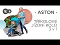 Tříkolka Kinderkraft Aston šedá