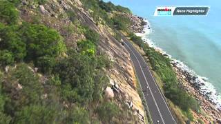 Don't miss this awesome clip of the 2012 Cairns Airport Ironman Cairns Cycle leg highlights. The cycle course takes in the spectacular Captain Cook Highway from Cairns towards Port Douglas. Arguably one of the most scenic cycle courses in the world.