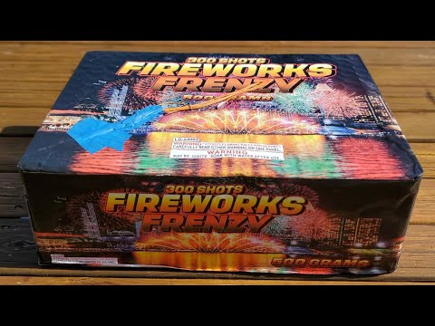 FIREWORKS FRENZY 300 SHOT FIREWORK CAKE 