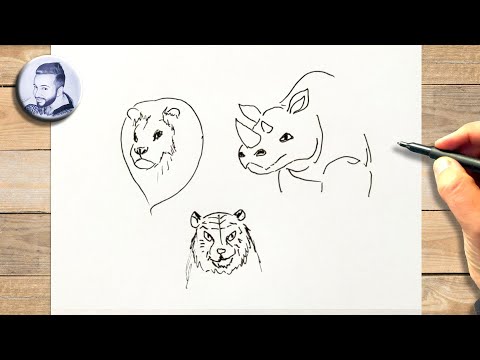 Comment apprendre à dessiner des animaux sauvages