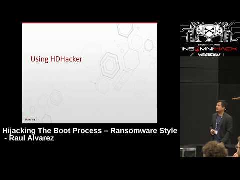 Hijacking the Boot Process, Ransomware Style - Raul Alvarez, Fortinet