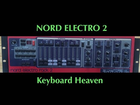 Nord Electro 2 Rack Rackmount Virtual Electromechanical Piano 2002 - 2009 - Red image 12