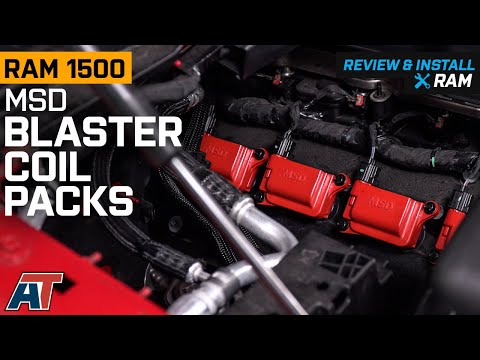 2005-2021 RAM 1500 5.7L MSD Blaster Coil Packs; Red Review & Install