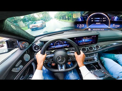 Straight Piped Mercedes AMG E63s Final Edition POV Drive - Crazy Performance