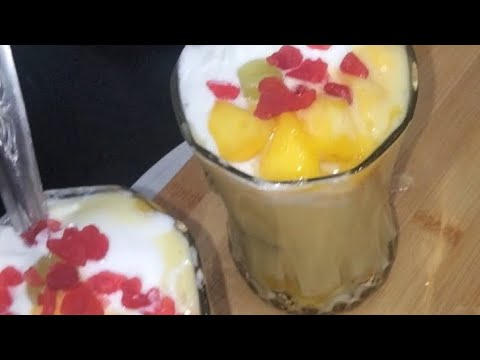 Pune famous mango 🥭 mastani recipe | easy to make Pune special mango mastani at home ..
