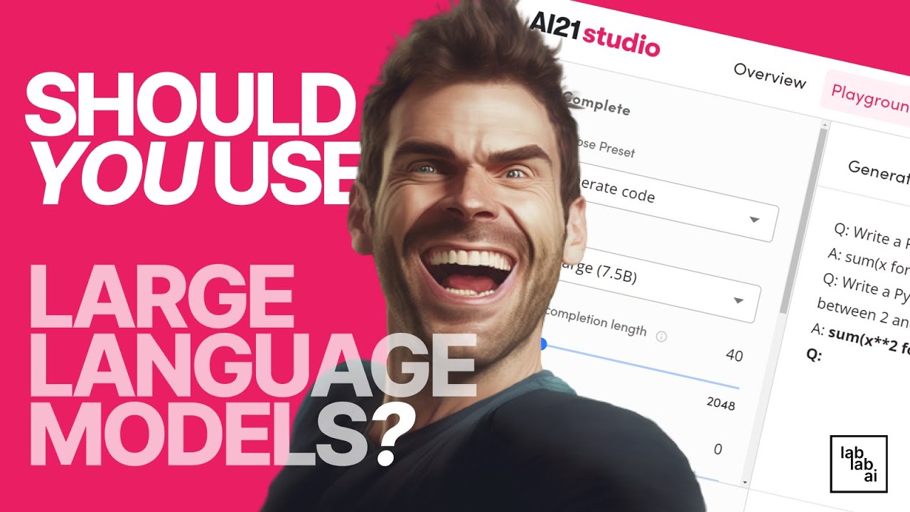 How To Actually Work With LLMs, Yuval Belfer from AI21 Studio