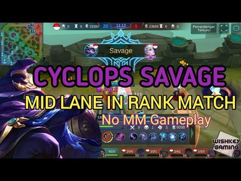 CYCLOPS SAVAGE MID LANE GAMEPLAY IN RANK MATCH