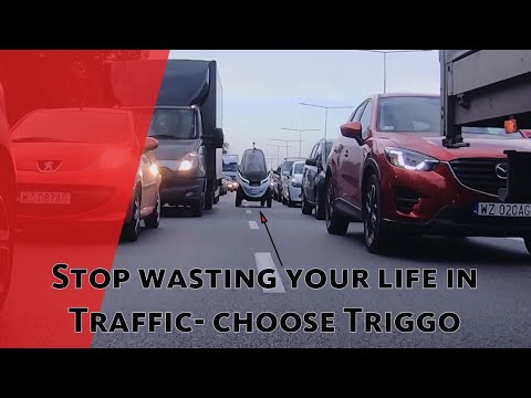 Triggo | First car that can filter through traffic jams!