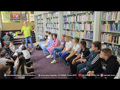 Pisac Robert Takarič družio se sa prijepoljskim osnovcima