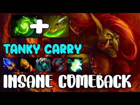TANKY CARRY [ Troll Warlord ] INSANE COMEBACK - DOTA 2 GAMEPLAY